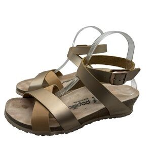 Papillio by Birkenstock Ankle Strap Wedges Sandal - Women's 39